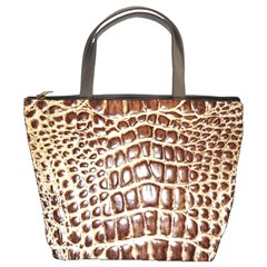 Ll Alligator Macro Bucket Bag from ArtsNow.com Front