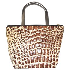 Ll Alligator Macro Bucket Bag from ArtsNow.com Back