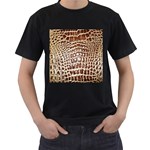 Ll Alligator Macro Black T-Shirt