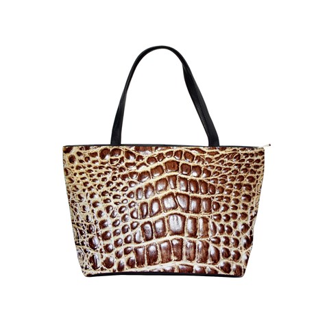 Ll Alligator Macro Classic Shoulder Handbag from ArtsNow.com Front