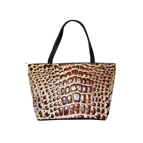 Ll Alligator Macro Classic Shoulder Handbag from ArtsNow.com Back