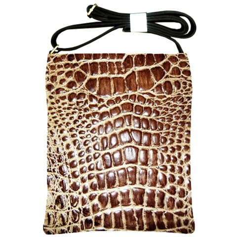 Ll Alligator Macro Shoulder Sling Bag from ArtsNow.com Front