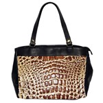 Ll Alligator Macro Oversize Office Handbag (Two Sides)