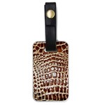 Ll Alligator Macro Luggage Tag (one side)