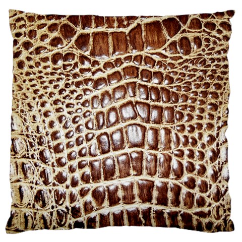 Ll Alligator Macro Large Cushion Case (One Side) from ArtsNow.com Front