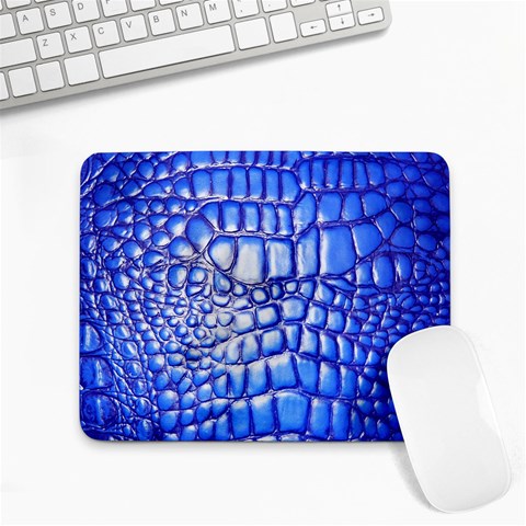 Ll Alligator Deep Blue Small Mousepad from ArtsNow.com Front