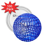 Ll Alligator Deep Blue 2.25  Button (100 pack)