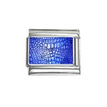 Ll Alligator Deep Blue Italian Charm (9mm)