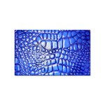 Ll Alligator Deep Blue Sticker (Rectangular)