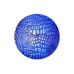 Ll Alligator Deep Blue Magnet 3  (Round)