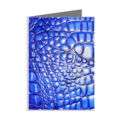 Ll Alligator Deep Blue Mini Greeting Cards (Pkg of 8) from ArtsNow.com Right