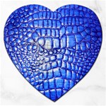 Ll Alligator Deep Blue Jigsaw Puzzle (Heart)