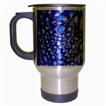 Ll Alligator Deep Blue Travel Mug (Silver Gray)