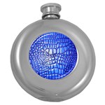 Ll Alligator Deep Blue Hip Flask (5 oz)