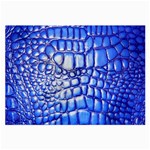 Ll Alligator Deep Blue Glasses Cloth (Large)