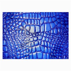 Ll Alligator Deep Blue Glasses Cloth (Large, Two Sides) from ArtsNow.com Front