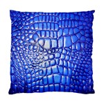 Ll Alligator Deep Blue Cushion Case (Two Sides)