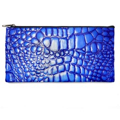 Ll Alligator Deep Blue Pencil Case from ArtsNow.com Front