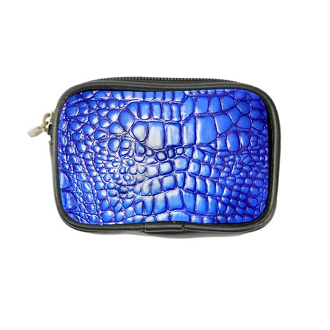 Ll Alligator Deep Blue Coin Purse from ArtsNow.com Front