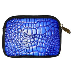 Ll Alligator Deep Blue Digital Camera Leather Case from ArtsNow.com Back