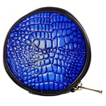 Ll Alligator Deep Blue Mini Makeup Bag