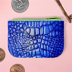 Ll Alligator Deep Blue Mini Coin Purse from ArtsNow.com Back