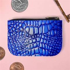 Ll Alligator Deep Blue Mini Coin Purse from ArtsNow.com Back