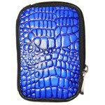 Ll Alligator Deep Blue Compact Camera Leather Case