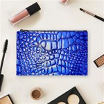 Ll Alligator Deep Blue Cosmetic Bag (Medium)