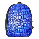 Ll Alligator Deep Blue School Bag (Large)