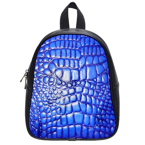 Ll Alligator Deep Blue School Bag (Small) from ArtsNow.com Front