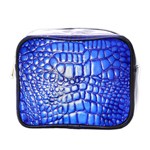 Ll Alligator Deep Blue Mini Toiletries Bag (One Side)