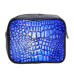 Ll Alligator Deep Blue Mini Toiletries Bag (Two Sides) from ArtsNow.com Back