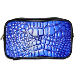 Ll Alligator Deep Blue Toiletries Bag (Two Sides) from ArtsNow.com Back