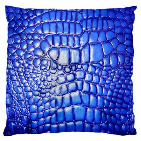 Ll Alligator Deep Blue Large Cushion Case (One Side) from ArtsNow.com Front