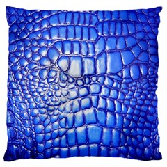 Ll Alligator Deep Blue Large Cushion Case (Two Sides) from ArtsNow.com Back