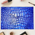 Ll Alligator Deep Blue Cosmetic Bag (XXL)