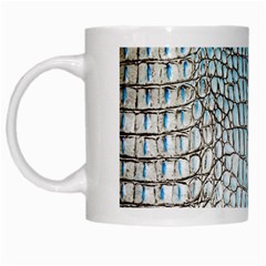 Ll Alligator Blue White Mug from ArtsNow.com Left