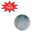 Ll Alligator Blue 1  Mini Button (10 pack) 