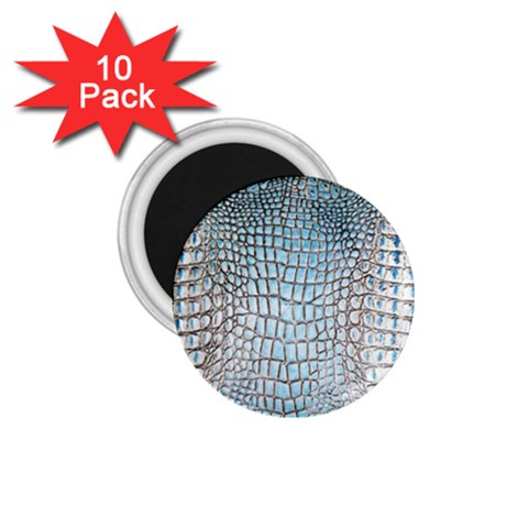 Ll Alligator Blue 1.75  Magnet (10 pack)  from ArtsNow.com Front