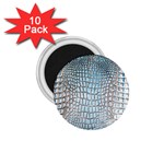 Ll Alligator Blue 1.75  Magnet (10 pack) 