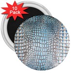 Ll Alligator Blue 3  Magnet (10 pack)