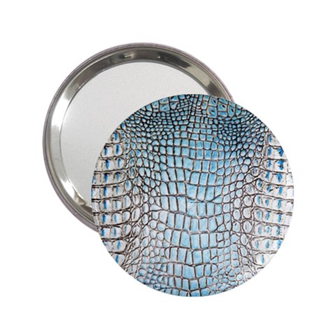 Ll Alligator Blue 2.25  Handbag Mirror from ArtsNow.com Front