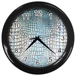 Ll Alligator Blue Wall Clock (Black)