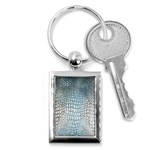 Ll Alligator Blue Key Chain (Rectangle)