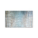 Ll Alligator Blue Sticker (Rectangular)