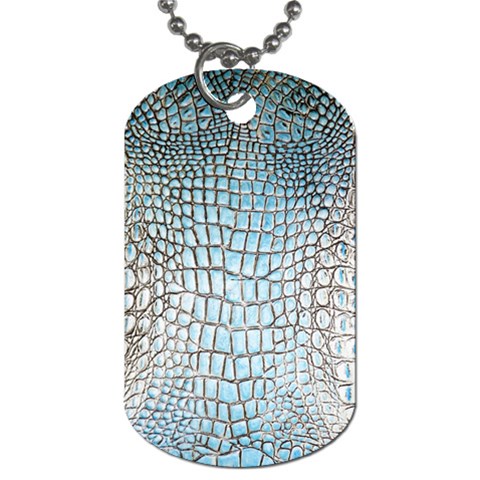 Ll Alligator Blue Dog Tag (Two Sides) from ArtsNow.com Front