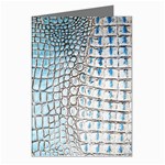 Ll Alligator Blue Greeting Cards (Pkg of 8)