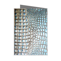 Ll Alligator Blue Mini Greeting Card from ArtsNow.com Right