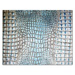 Ll Alligator Blue Jigsaw Puzzle (Rectangular)